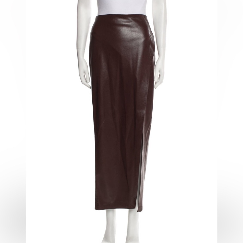 Alice + Olivia faux leather skirt